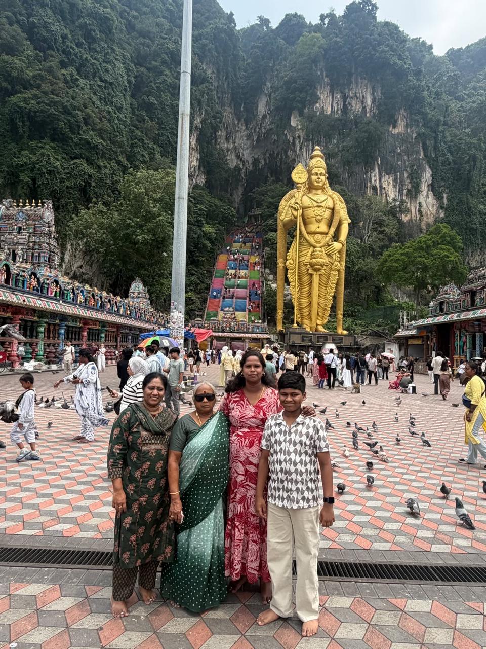 Traveler moment from MK Tours journey